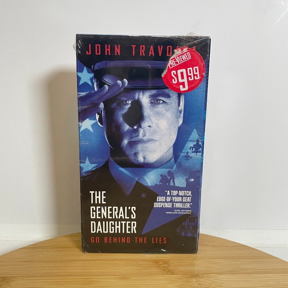 The General's Daughter 1999 VHS Movie Go Behind The Lies John Travolta Paramount